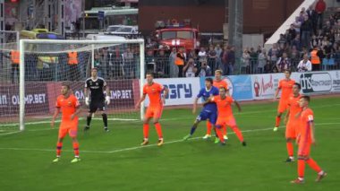 Kursk, Rusya Federasyonu - Eyl 20, 2017: Cska Moskova ve Avangard Kursk arasında bir futbol maçı