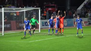 Kursk, Rusya Federasyonu - Eyl 20, 2017: Cska Moskova ve Avangard Kursk arasında bir futbol maçı