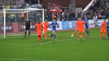 Kursk, Rusya Federasyonu - Eyl 20, 2017: Cska Moskova ve Avangard Kursk arasında bir futbol maçı