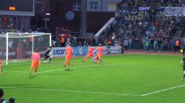 Kursk, Rusya Federasyonu - Eyl 20, 2017: Cska Moskova ve Avangard Kursk arasında bir futbol maçı