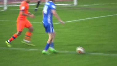 Kursk, Rusya Federasyonu - Eyl 20, 2017: Cska Moskova ve Avangard Kursk arasında bir futbol maçı