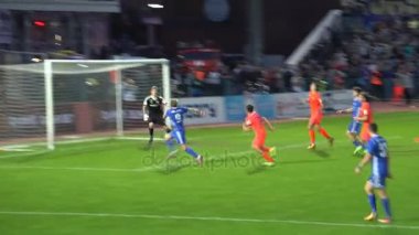 Kursk, Rusya Federasyonu - Eyl 20, 2017: Cska Moskova ve Avangard Kursk arasında bir futbol maçı