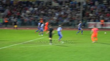 Kursk, Rusya Federasyonu - Eyl 20, 2017: Cska Moskova ve Avangard Kursk arasında bir futbol maçı