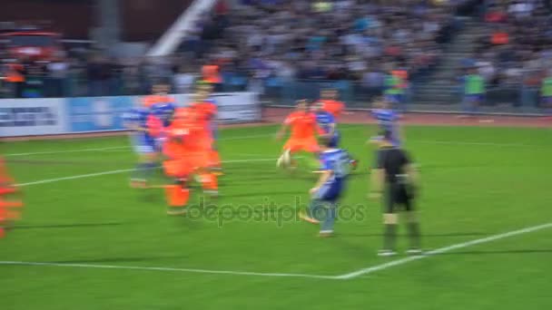 Kursk, Federacja Rosyjska - 20 września 2017: mecz piłki nożnej pomiędzy Cska Moskwa i Avangard Kursk — Wideo stockowe