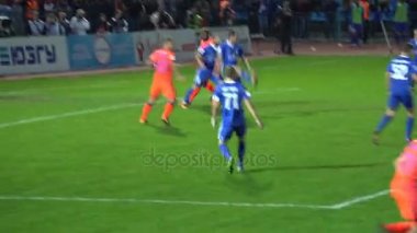 Kursk, Rusya Federasyonu - Eyl 20, 2017: Cska Moskova ve Avangard Kursk arasında bir futbol maçı