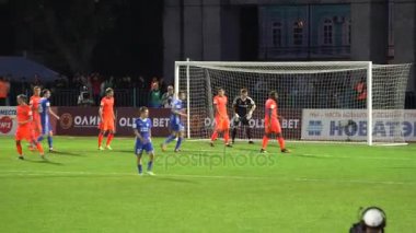 Kursk, Rusya Federasyonu - Eyl 20, 2017: Cska Moskova ve Avangard Kursk arasında bir futbol maçı