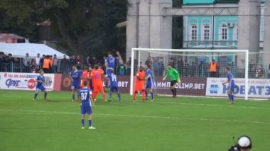 Kursk, Rusya Federasyonu - Eyl 20, 2017: Cska Moskova ve Avangard Kursk arasında bir futbol maçı