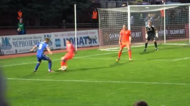 Kursk, Rusya Federasyonu - Eyl 20, 2017: Cska Moskova ve Avangard Kursk arasında bir futbol maçı