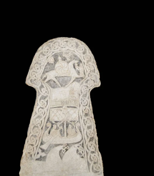 Contoh Dari Batu Runestone Viking — Stok Foto