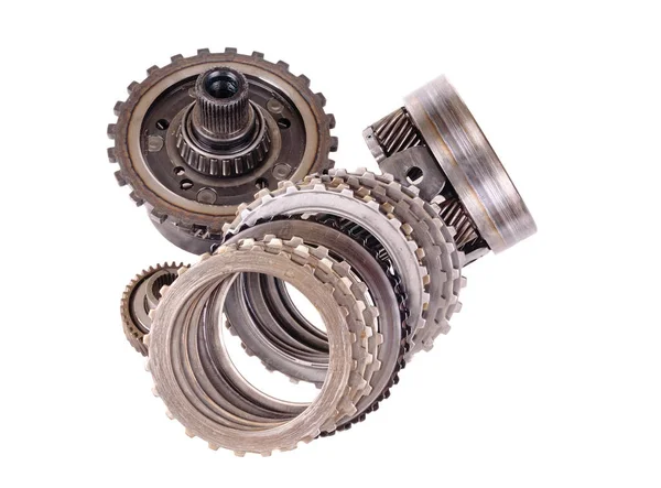 Automotive Roller Bearings Automatic Transmission Parts White — Stock Photo, Image