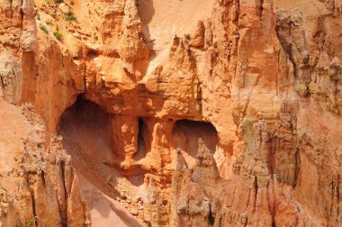 bryce canyon Milli Parkı bir parçası görünümünü