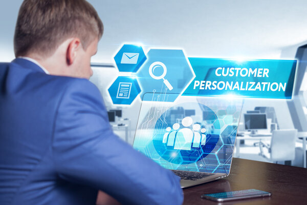 Бизнес, технологии, Интернет и сетевая концепция. Молодой автобус
