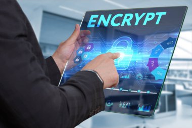 Ekonomi, teknoloji, Internet ve ağ kavramı. İş adamı