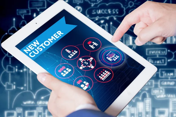 İş, teknoloji, internet ve ağ kavramı. Genç otobüs