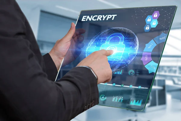 Ekonomi, teknoloji, Internet ve ağ kavramı. İş adamı