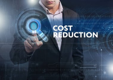 Ekonomi, teknoloji, Internet ve ağ kavramı. İş adamı