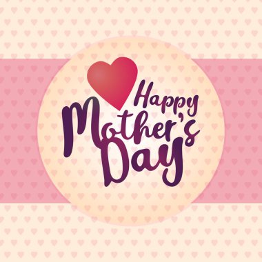 Mutlu anne s gün. Vector.Can kartpostal tasarımı için kullanılması.