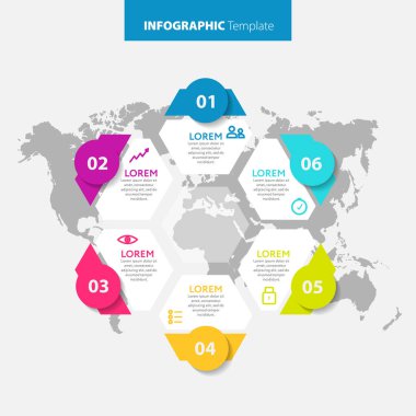 İnfographics öğeleri kümesi. Eps10. Vector.Can kullanılan iş akışı düzeni, diyagram, iş adım seçenekleri için