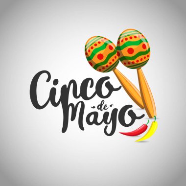 Cinco de mayo, Meksika fiesta afiş ve poster tasarımı. Vektör