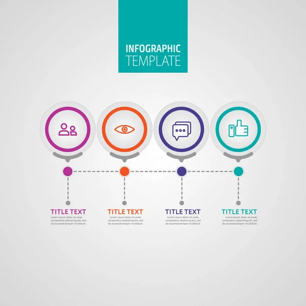 Koncepcja biznesowa Infografika - wektor zestaw element Infografika — Wektor stockowy