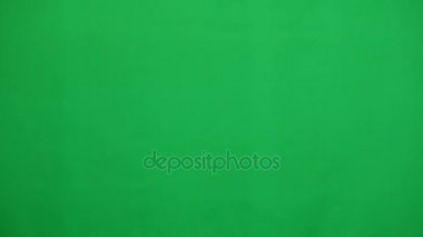 El hareketleri. Dokunmatik ekran. El multitouch jestleri yeşil ekranda gösterilen