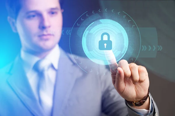 Security services, cybersecurity and protection concept.Business — Stock Photo, Image