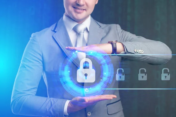Security services, cybersecurity and protection concept.Business — Stock Photo, Image