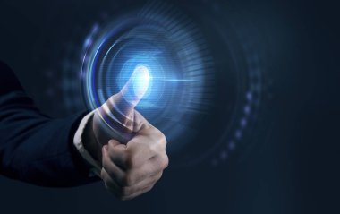 İş, teknoloji, internet ve ağ kavramı. Genç otobüs