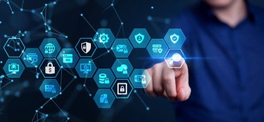 Siber güvenlik veri koruma iş teknoloji gizlilik conce