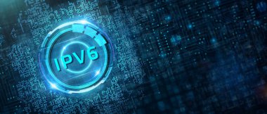 Business, Technology, Internet and network concept. IPV6 abbrevi