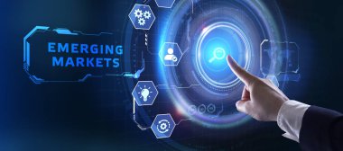 İş, Teknoloji, İnternet ve ağ konsepti. Dijital İşaret