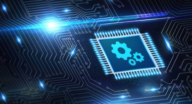 İş, Teknoloji, İnternet ve ağ konsepti. Otomasyon S