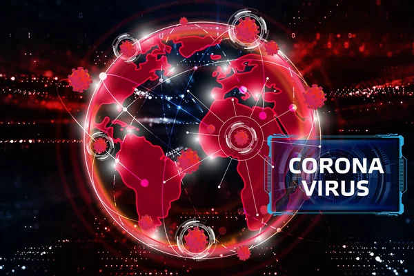 Coronavirus 2019 Ncov Coronavirus Bryter Epidemiskt Virus Andningssyndrom — Stockfoto