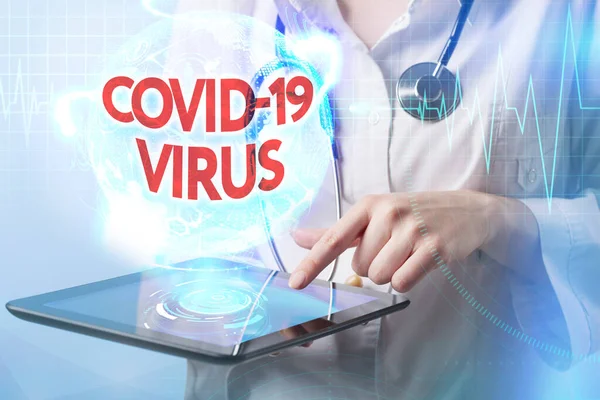 Coronavirus 2019 Ncov Epidemia Virus Corona Virus Epidemico Sindrome Respiratoria — Foto Stock