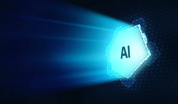 Learning Artificial Intelligence Concept Бизнес Современные Технологии Интернет Сетевая Концепция — стоковое фото