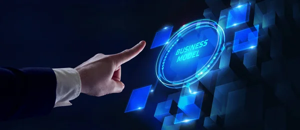 Business Technologie Internet Concept Réseau Affiche Inscription Modèle Entreprise — Photo
