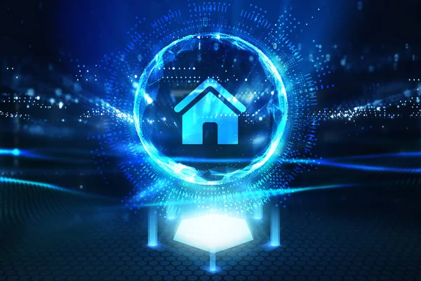 İş, teknoloji, internet ve ağ konsepti. Emlak Konut İpoteği Yönetimi Kirası.