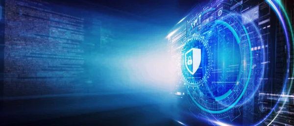 Datenschutzkonzept Für Unternehmen Bereich Cyber Sicherheit Jungunternehmer Wählen Sie Das — Stockfoto