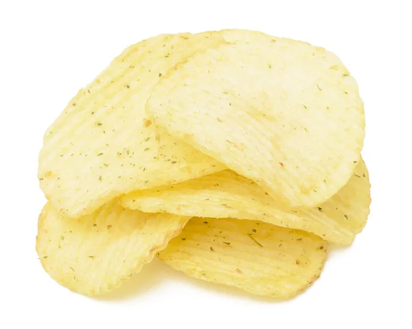Batatas fritas onduladas — Fotografia de Stock