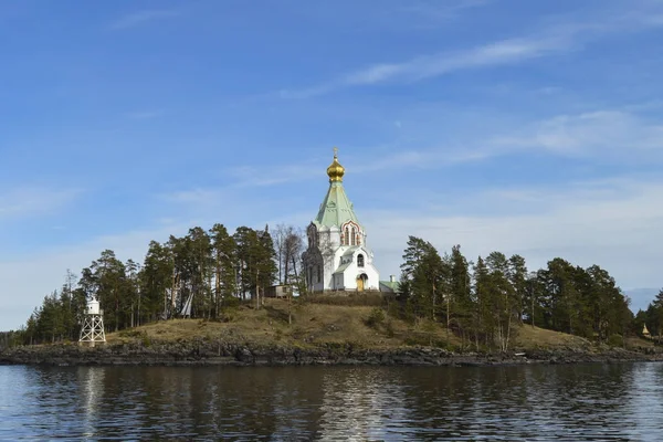 Igreja de São Nicolau, Ilha Valaam, República da Carélia, Rússia — Fotografia de Stock