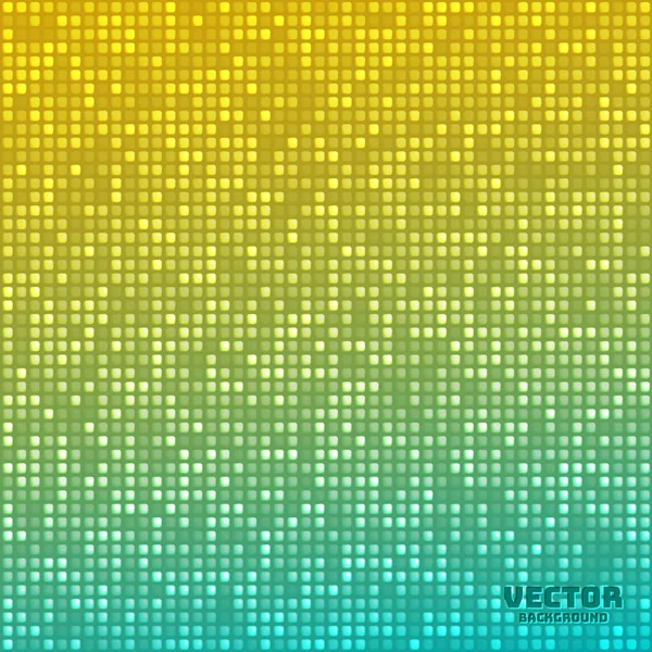 Vektor abstrakt hell Mosaik Farbverlauf Hintergrund blau gelb — Stockvektor
