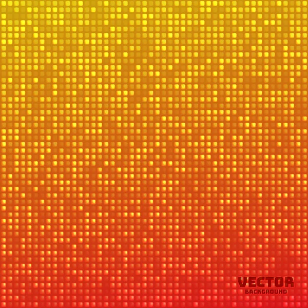 Vektor abstrakt hell Mosaik Farbverlauf orange rot Hintergrund — Stockvektor