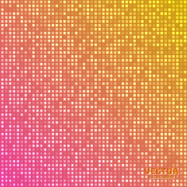 Vektor abstrakt hell Mosaik Farbverlauf orange rosa Hintergrund — Stockvektor