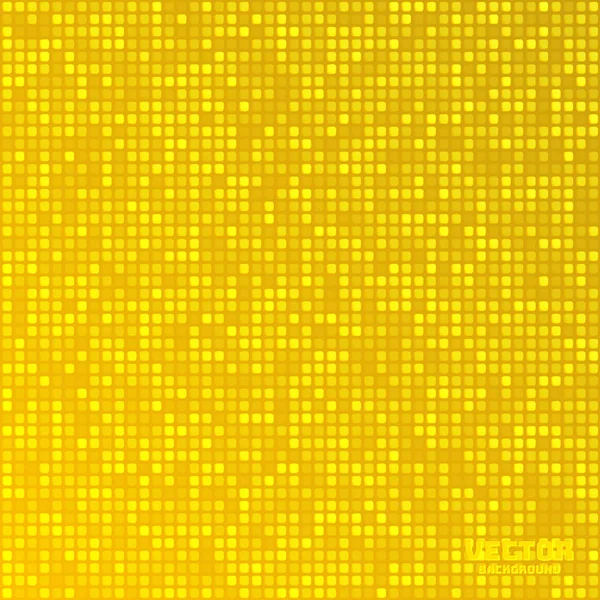 Vector abstracto brillante mosaico degradado fondo amarillo — Archivo Imágenes Vectoriales