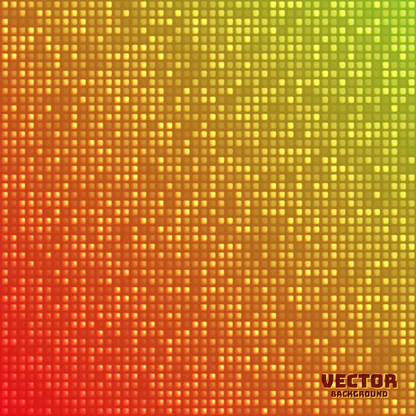 Vektor abstrakt hell Mosaik Farbverlauf Hintergrund orange gelb — Stockvektor