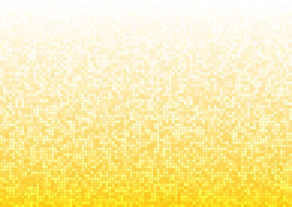 Vetor abstrato brilhante mosaico gradiente amarelo fundo — Vetor de Stock