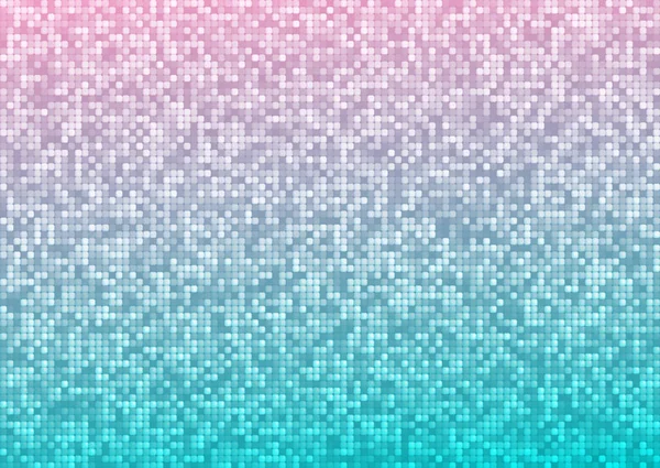 Vector abstracto brillante mosaico degradado rosa fondo azul — Vector de stock