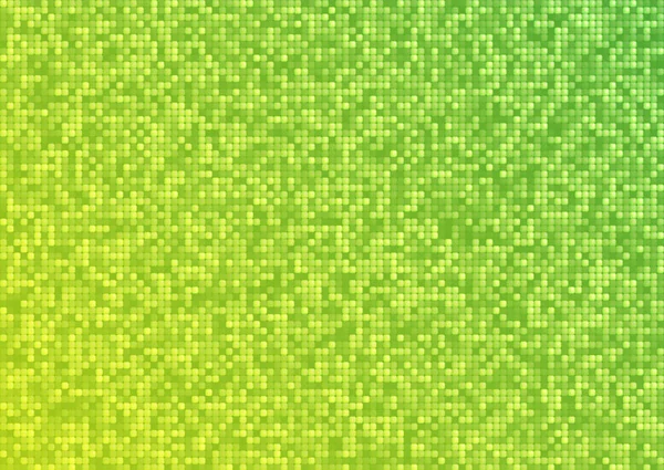 Vector abstracto brillante mosaico gradiente verde lima fondo — Vector de stock