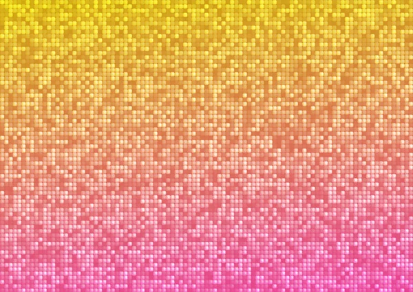 Vector abstracto brillante mosaico degradado naranja rosa fondo — Vector de stock