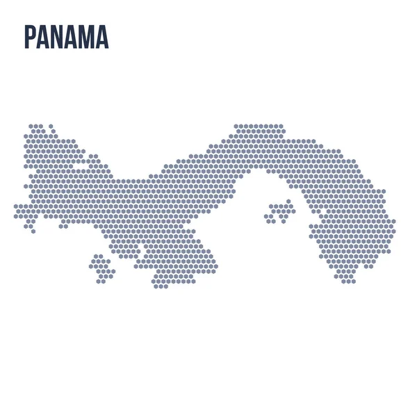 파나마의 지도입니다 나라에서 비즈니스 — 스톡 벡터